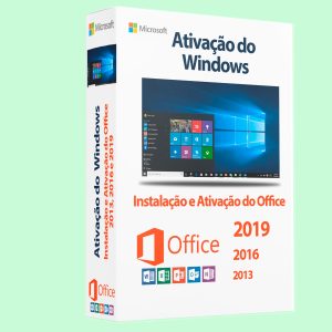 Ativação do Windows e Instalação Office 2016 e 2019