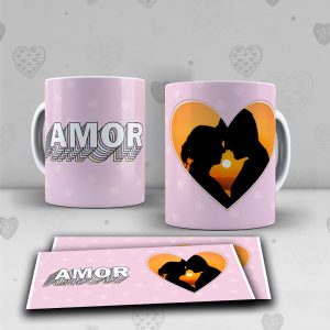 ARTE PARA CANECA - NAMORADOS